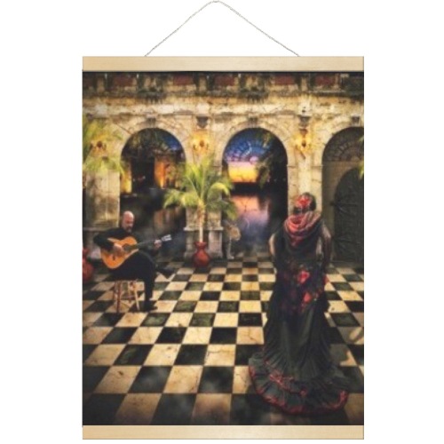 The Flamenco Palace Hanging Poster 18"x24"