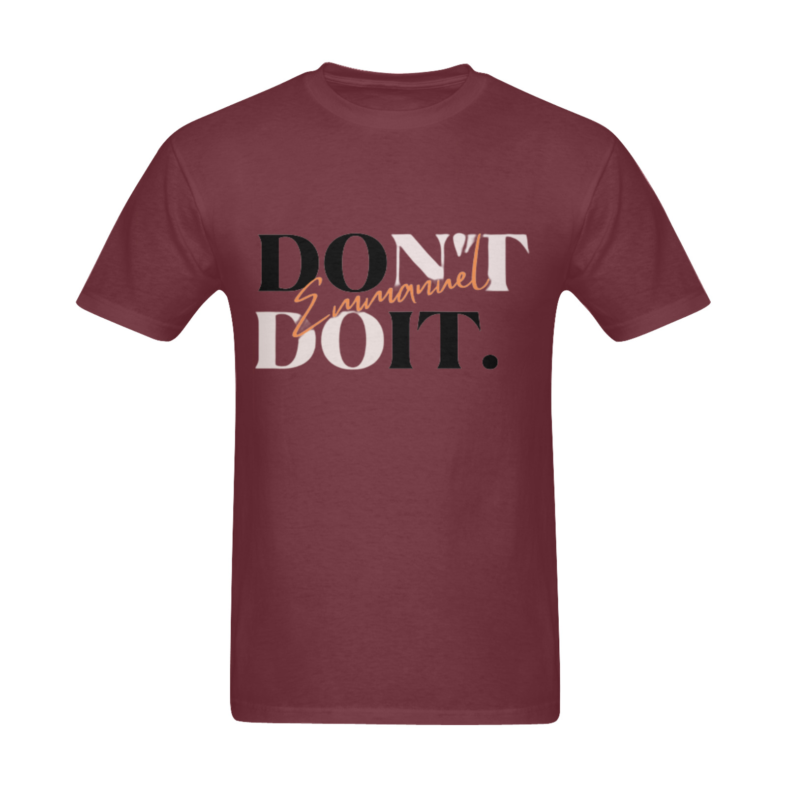 EMMANUEL DON'T DO IT! SUNNY MEN'S T-SHIRT BROWN Sunny Men's T- shirt (Model T06)