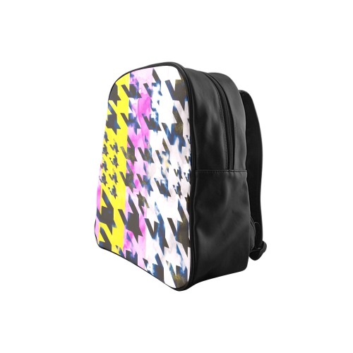 Houndstooth pattern 49HG School Backpack (Model 1601)(Small)