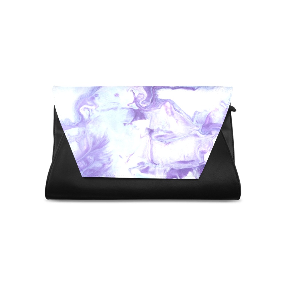 Lavender marbling Clutch Bag (Model 1630)