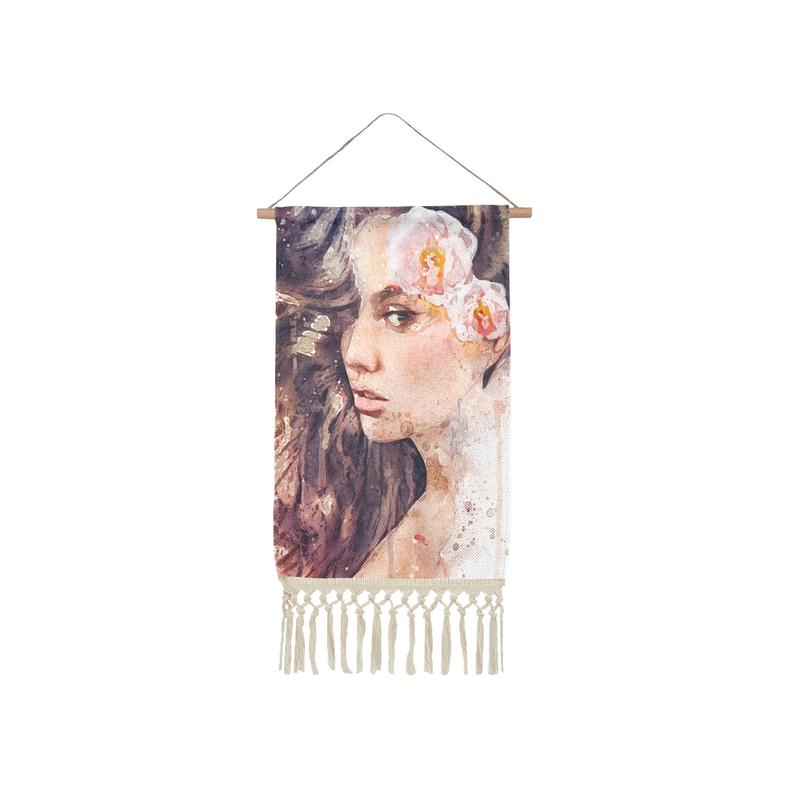 girl Linen Hanging Poster