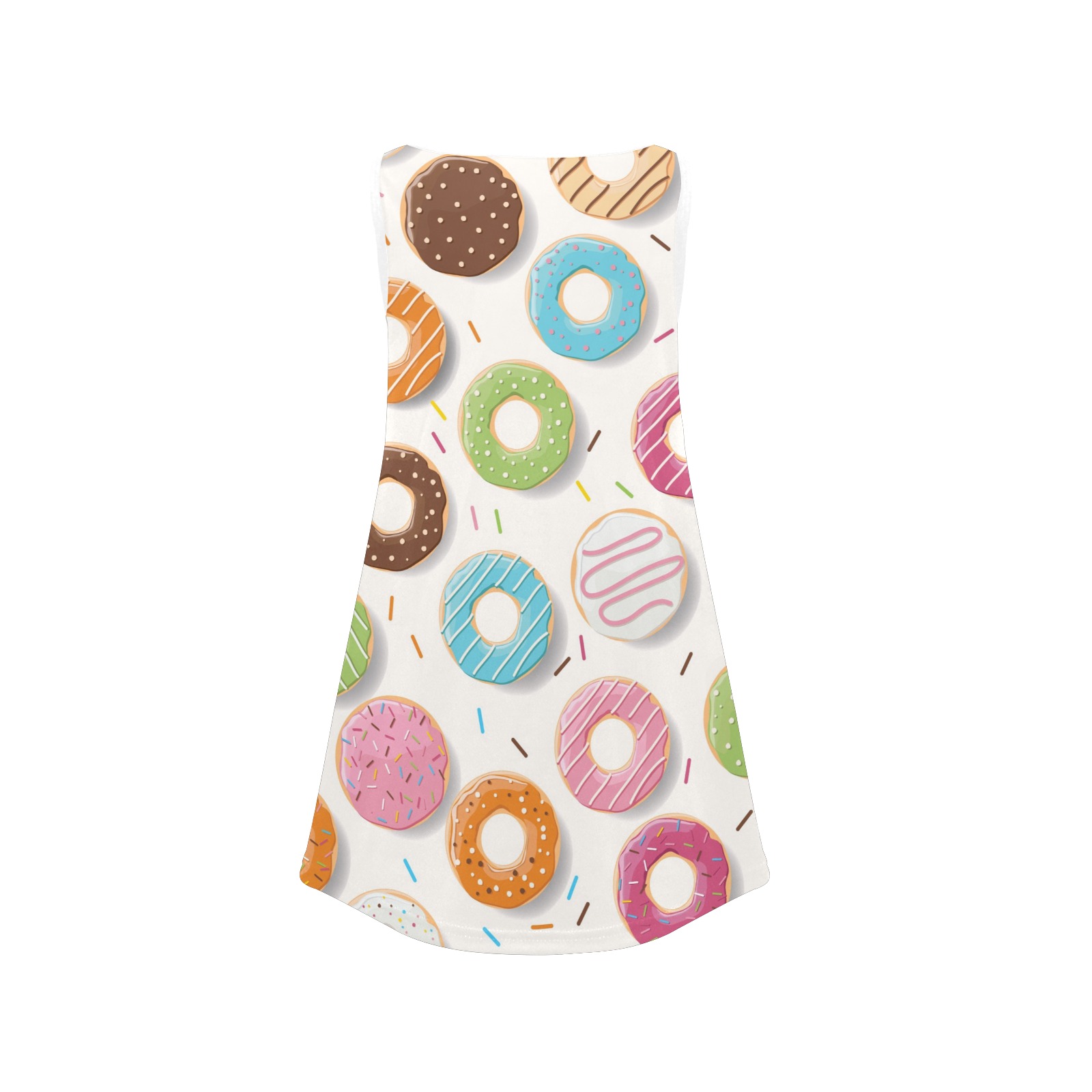 Donuts Girls' Sleeveless Dress (Model D58)