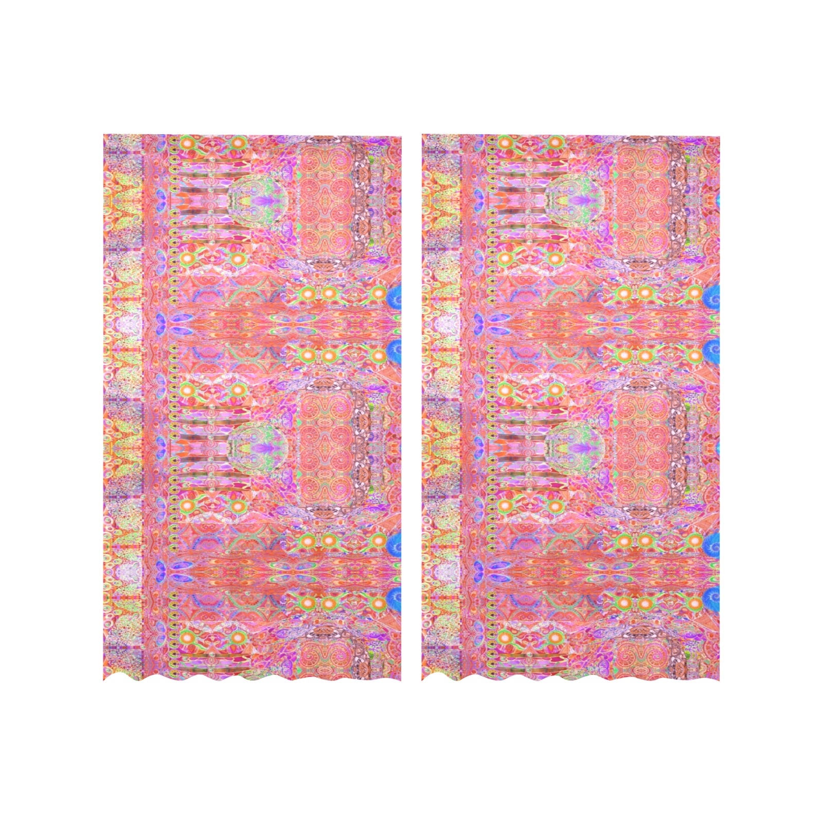 M6 Gauze Curtain 28"x63" (Two-Piece)