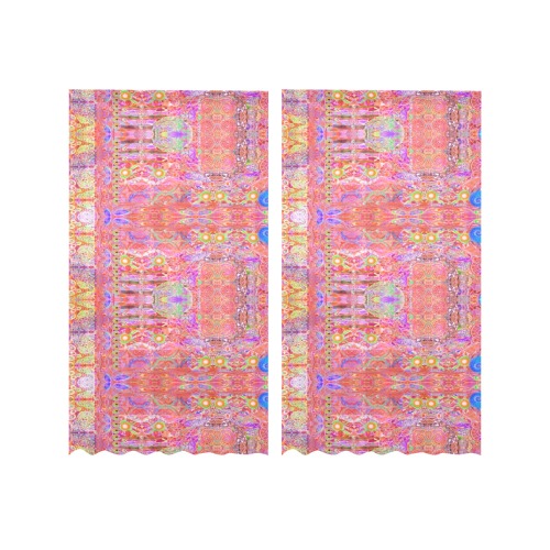 M6 Gauze Curtain 28"x63" (Two-Piece)