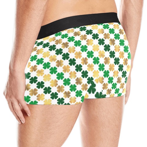 St Patrick's Day - Gold and Green (2) Men's All Over Print Boxer Briefs (Model L10)