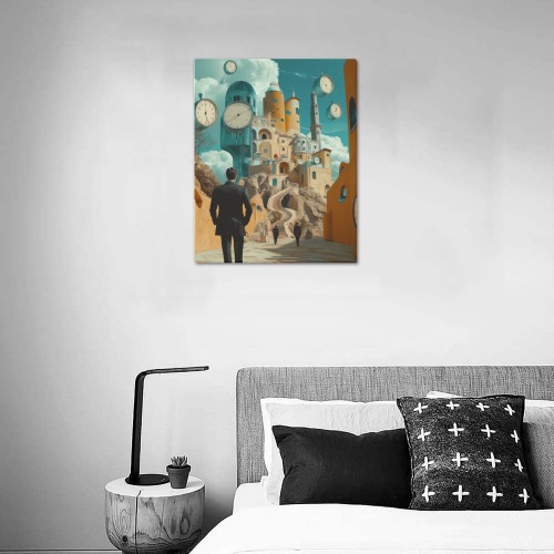 Surreal Time 16 Upgraded Canvas Print 16"x20"