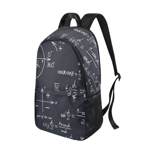 Math and Engineering Backpack Fabric Backpack with Side Mesh Pockets (Model 1659)
