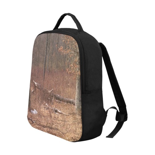Falling tree in the woods Popular Fabric Backpack (Model 1683)