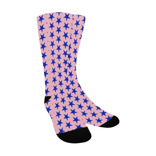 Star Blue p Men's Custom Socks