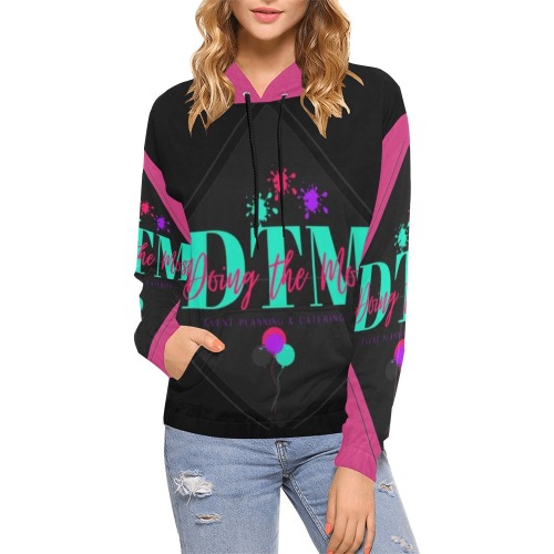 business two tone hoodie All Over Print Hoodie for Women (USA Size) (Model H13)