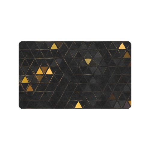 mosaic triangle 7 Doormat 30"x18" (Black Base)
