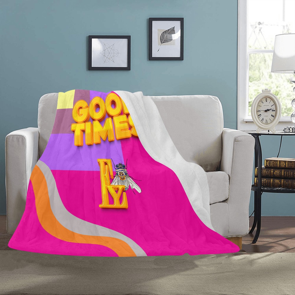 Good Times Collectable Fly Ultra-Soft Micro Fleece Blanket 50"x60"