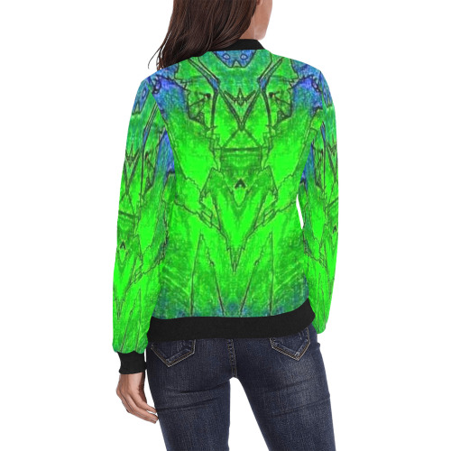 topdom22hhjhjhj54 All Over Print Bomber Jacket for Women (Model H36)