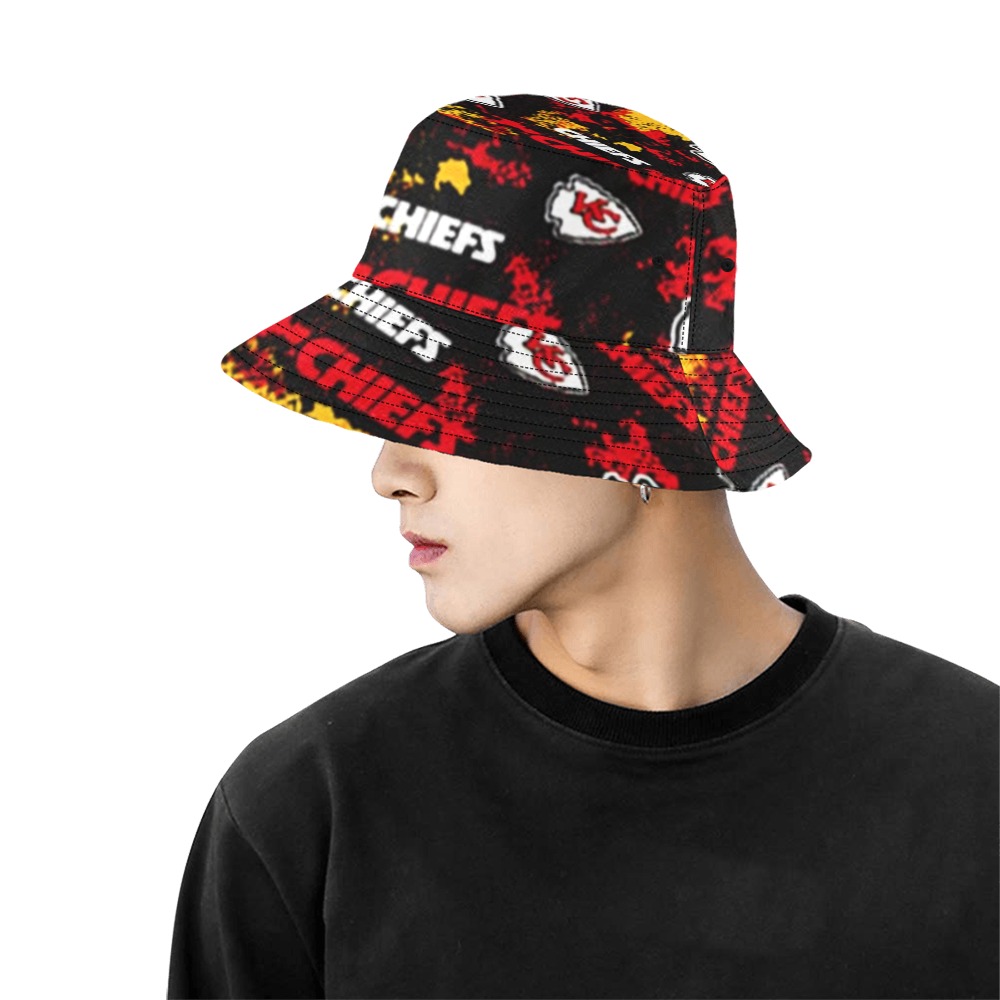 KC CHIEFS 1 All Over Print Bucket Hat for Men