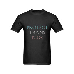 Protect Trans Kids Men's T-Shirt in USA Size (Front Printing Only)