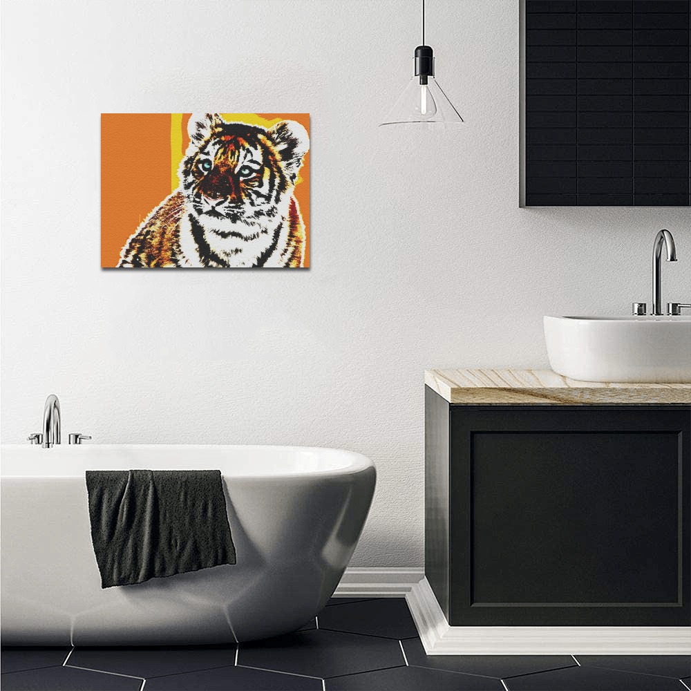 TIGER TIGER-22A Canvas Print 14"x11"