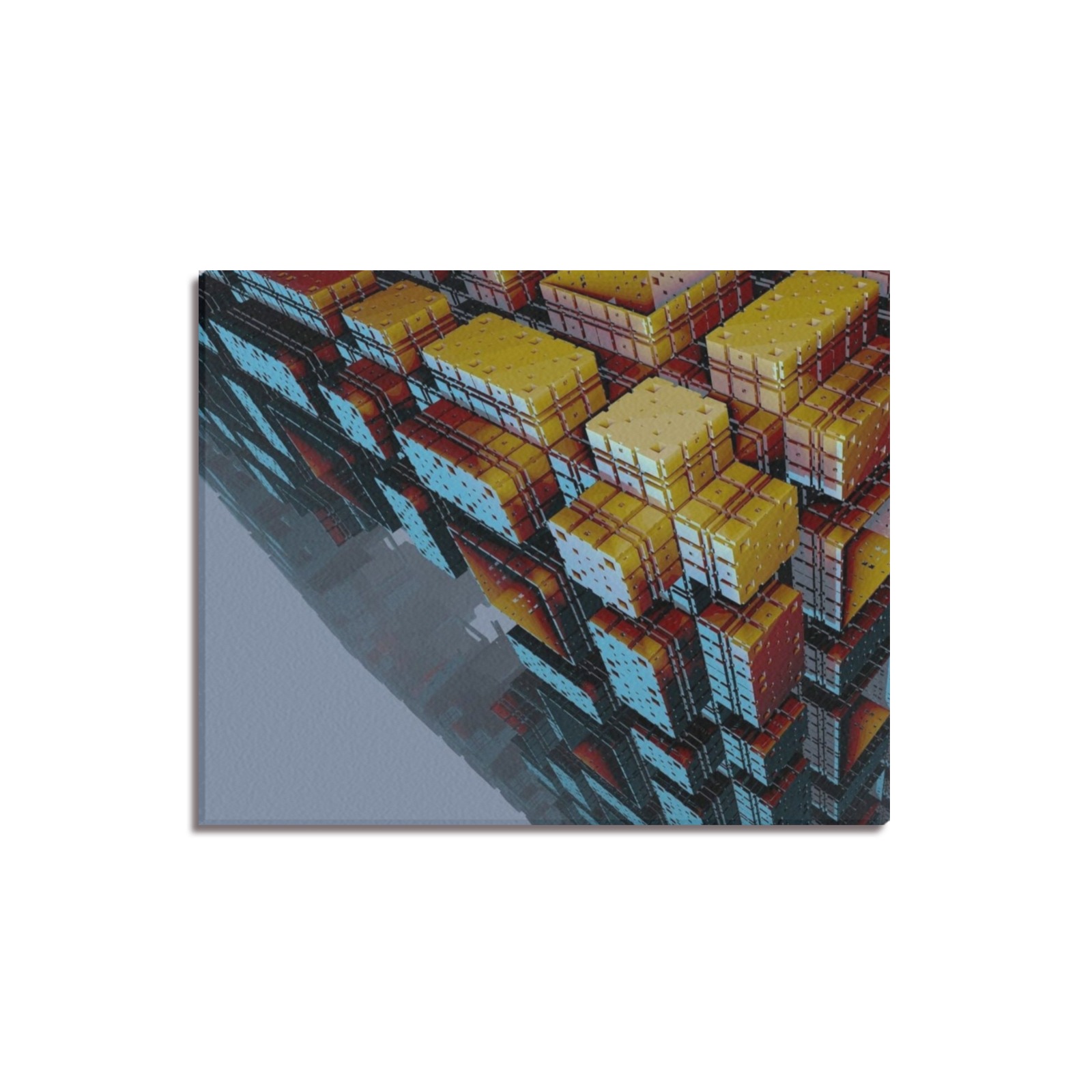 Honeycomb Frame Canvas Print 20"x16"