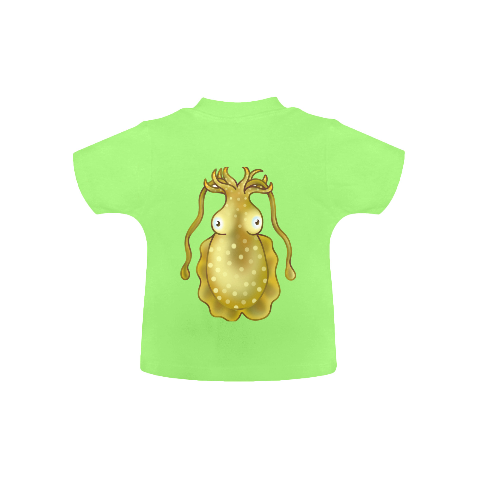 Sealife Cuttlefish Cartoon Baby Classic T-Shirt (Model T30)