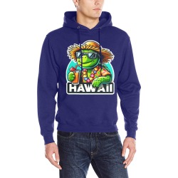 GREEN SEA TURTLE-HAWAII 2 Men's Classic Hoodie (Model H17)