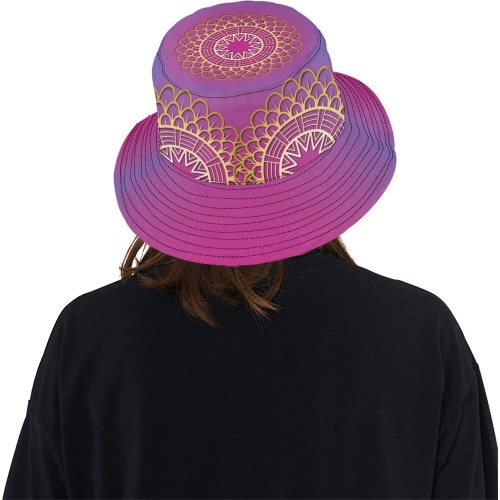 Pink Sorbet Mandala_small All Over Print Bucket Hat