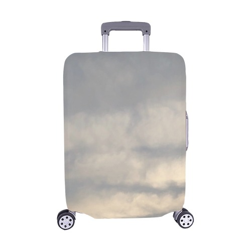 Rippled Cloud Collection Luggage Cover/Medium 22"-25"