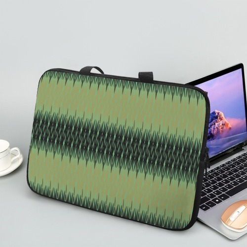 boho striped black beige