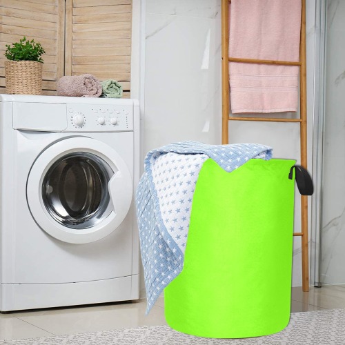 color lawn green Laundry Bag (Large)
