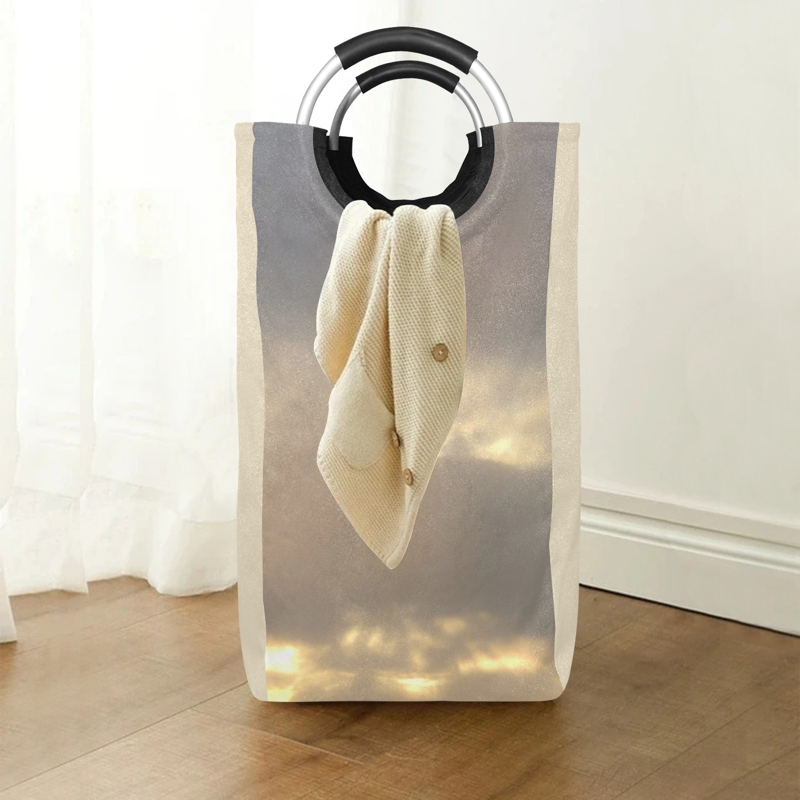 clouds Square Laundry Bag