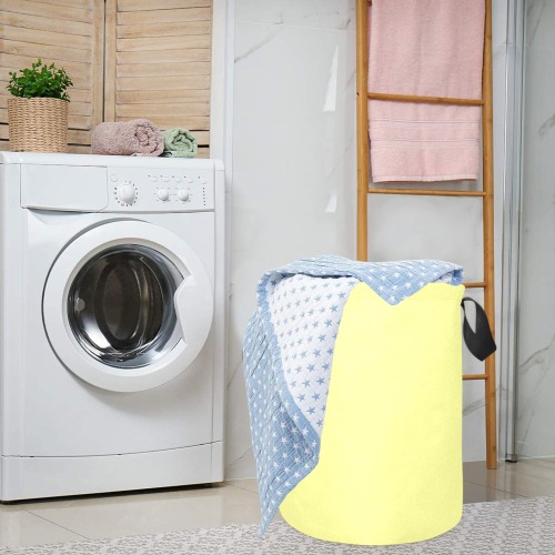 color canary yellow Laundry Bag (Small)