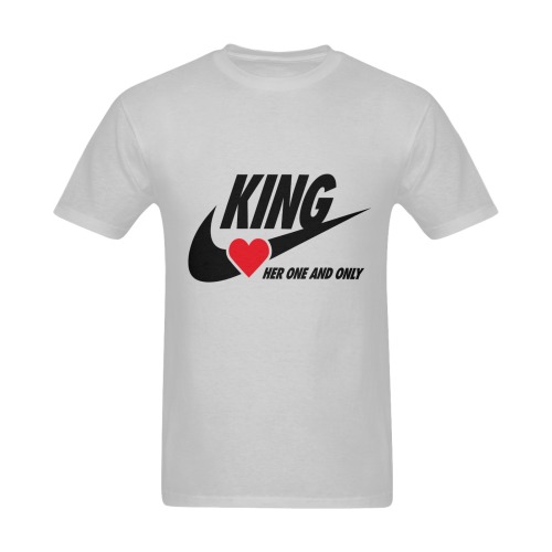 king grey Men's Slim Fit T-shirt (Model T13)