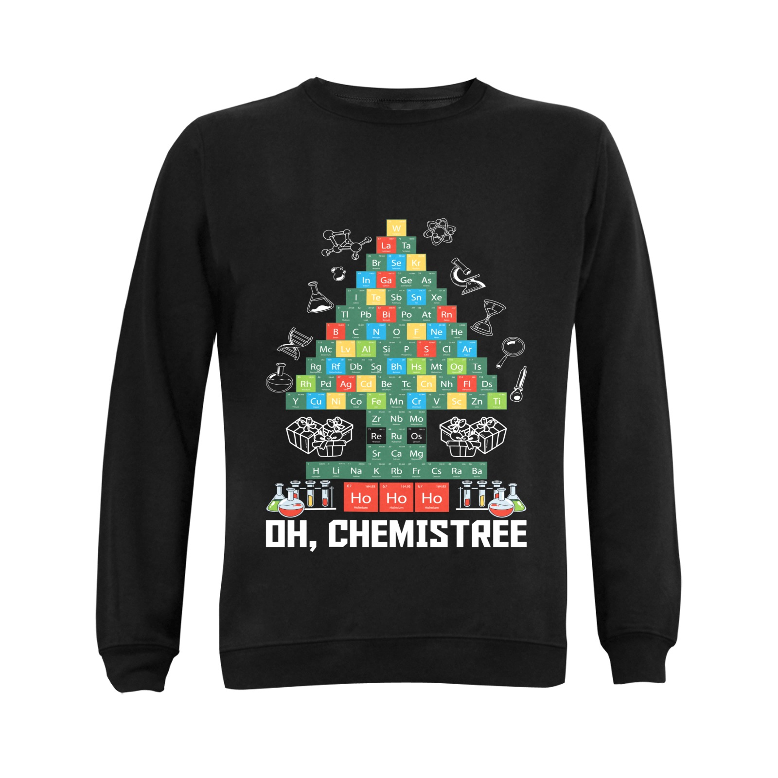 Oh Chemistree (BL) Gildan Crewneck Sweatshirt(NEW) (Model H01)
