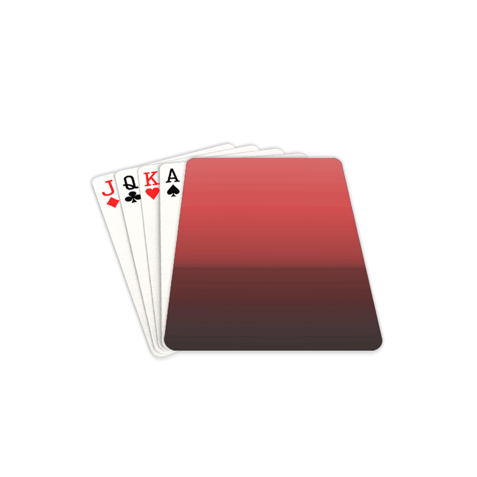 orn red Playing Cards 2.5"x3.5"