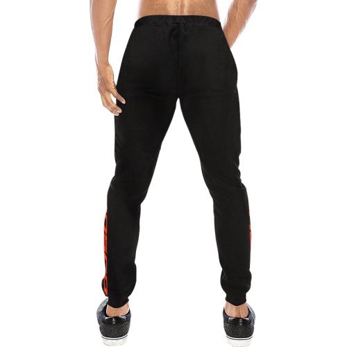BXB SWEATS BLACK Men's All Over Print Sweatpants (Model L11)