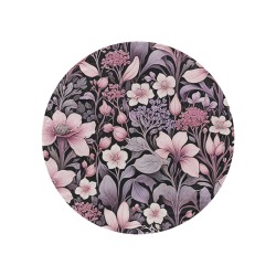 Fabulous Florals 15 Circular Ultra-Soft Micro Fleece Blanket 47"