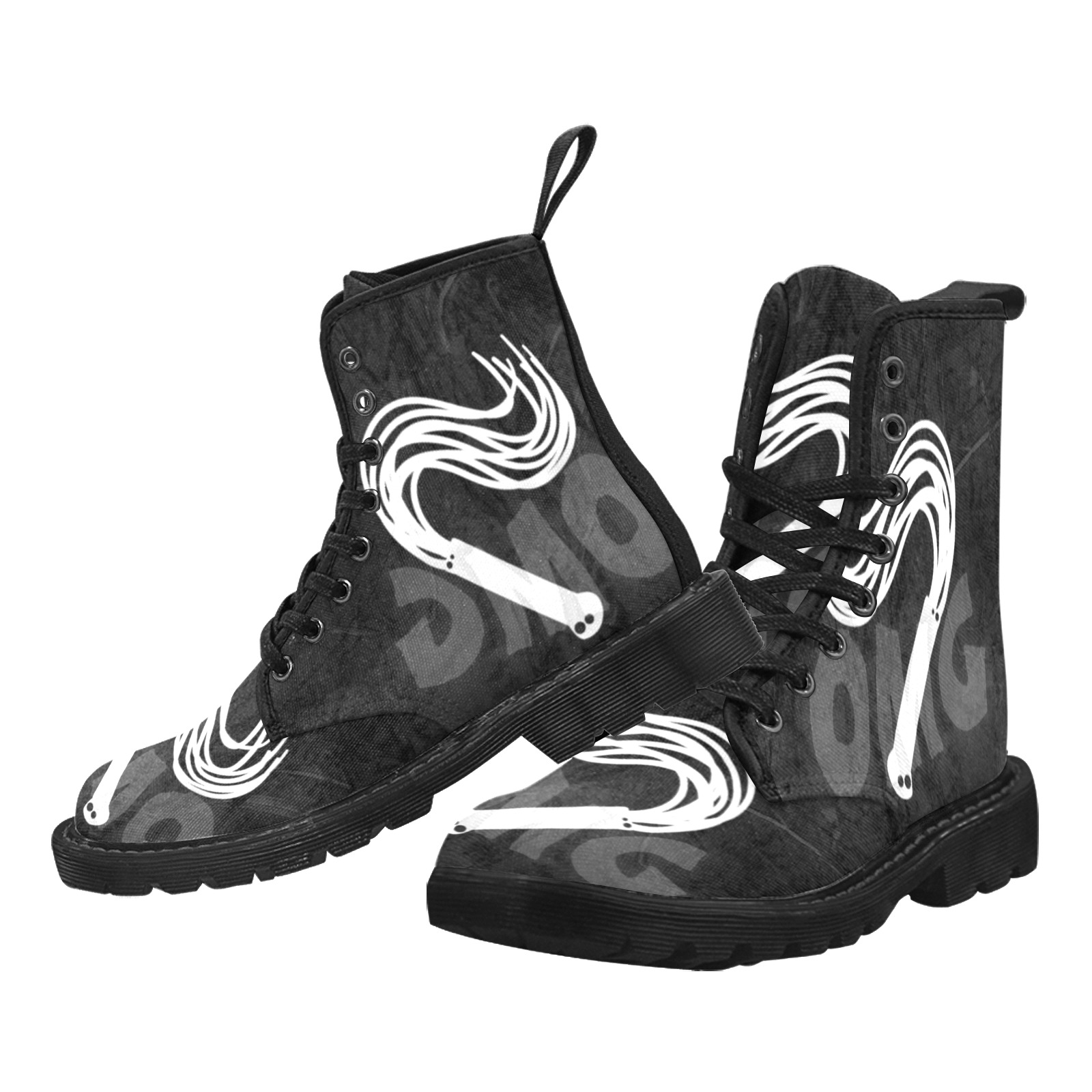 OMG Whip  by Fetishworld Martin Boots for Men (Black) (Model 1203H)