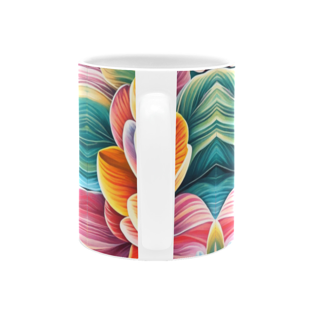 fantasy flower White Mug(11OZ)