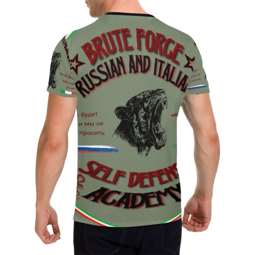 Brute force All Over Print T-Shirt for Men (USA Size) (Model T40)
