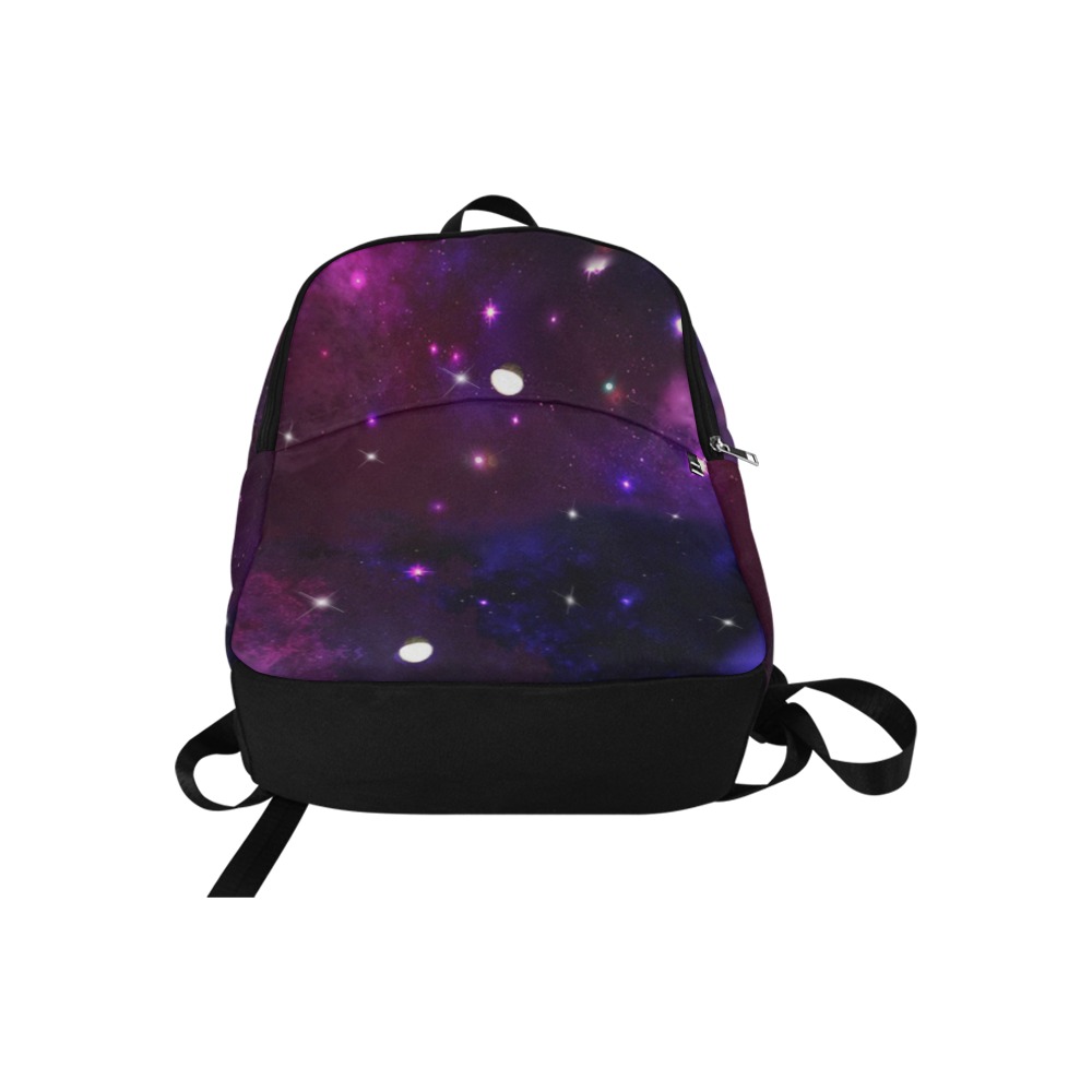 Midnight Blue Purple Galaxy Fabric Backpack for Adult (Model 1659)