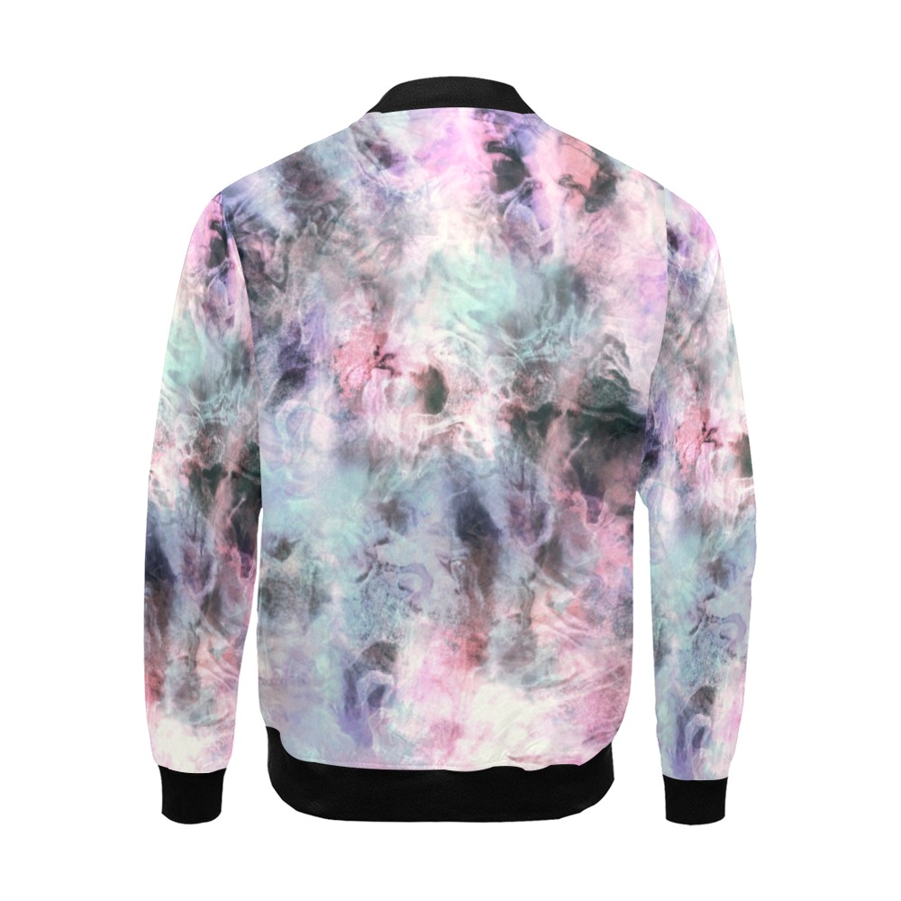 Colorful electric marbling All Over Print Bomber Jacket for Men (Model H19)