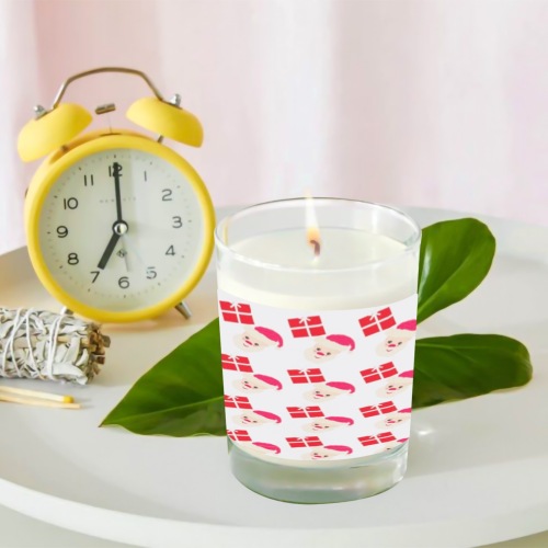 Santa Claus Transparent Candle Cup (Jasmine)