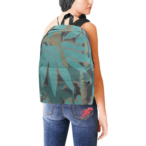 Hawaiian green Unisex Classic Backpack (Model 1673)