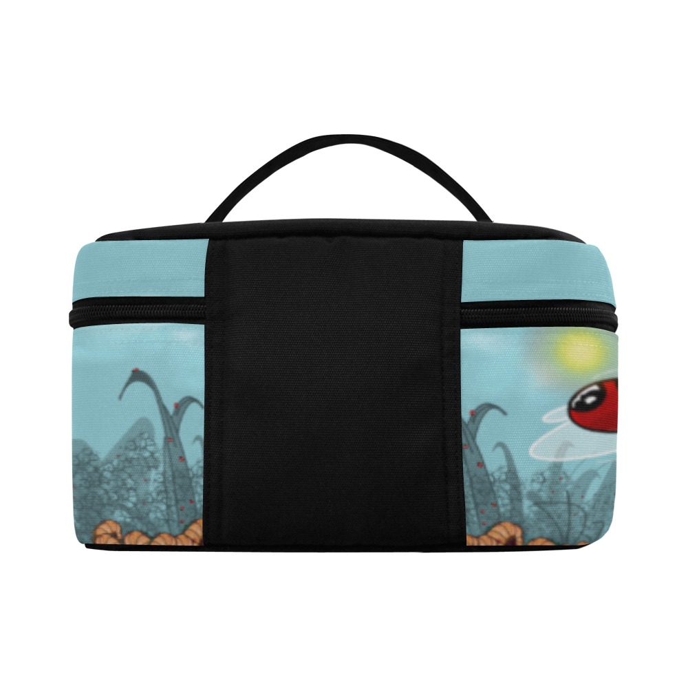 Mizz Ladybug Cosmetic Bag/Large (Model 1658)