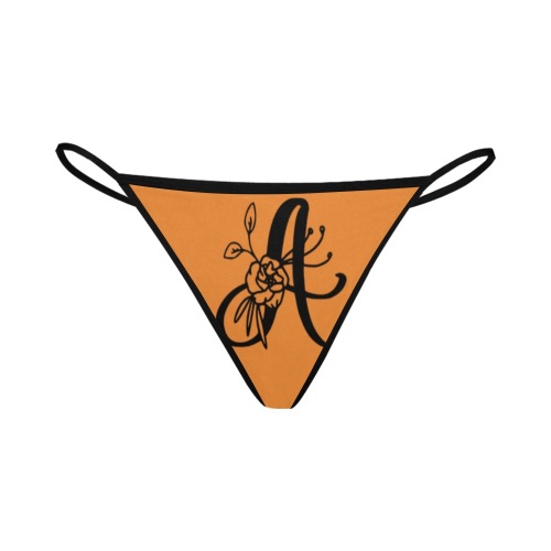 Aromatherapy Apparel G string Orange Women's All Over Print G-String Panties (Model L35)