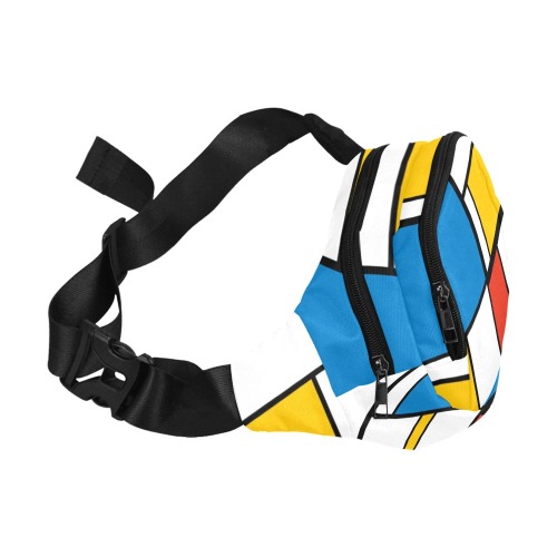 Mondrian De Stijl Modern Fanny Pack/Small (Model 1677)