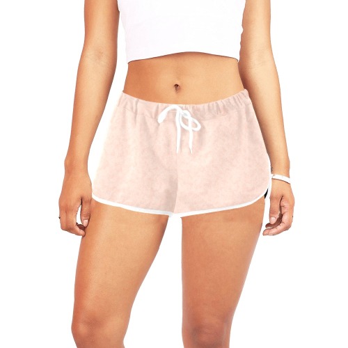 PEACH PARFAIT-24 Women's All Over Print Relaxed Shorts (Model L19)