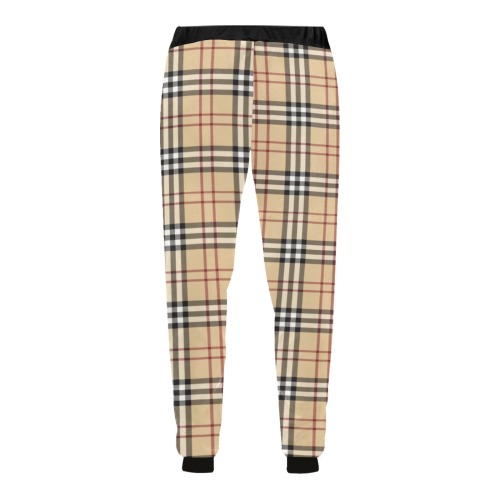 Blurberry Styled Men's All Over Print Sweatpants (Model L11)