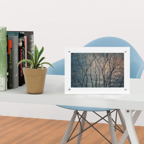 Spooky Trees Acrylic Magnetic Photo Frame 7"x5"