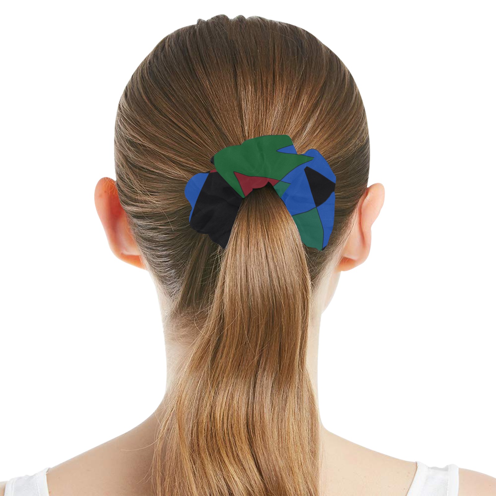 Abstract #14 S 2020 All Over Print Hair Scrunchie