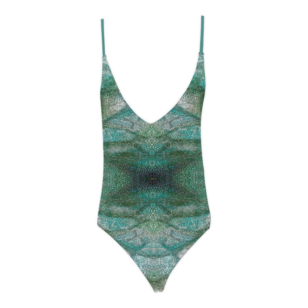 impression Sexy Lacing Backless One-Piece Swimsuit (Model S10)