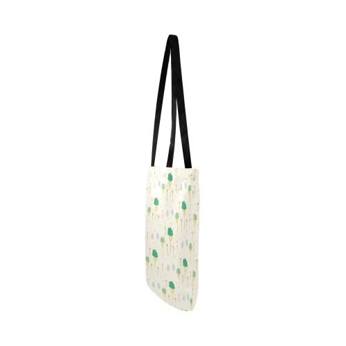 Trees and flowers pattern Reusable Shopping Bag Model 1660 (Two sides)